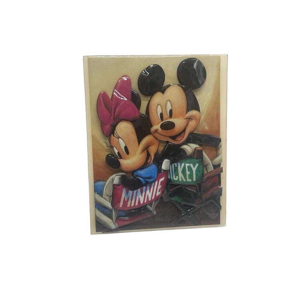 Vintage Minnie and mickey 3D Picture Without Frame 10x7
